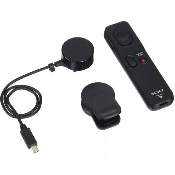 Sony RMT-VP1K - Mando a distancia y kit receptor de IR para Sony FDR-AX30, negro