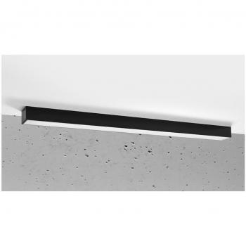 Plafón LED integrado Pinne Negro 31W