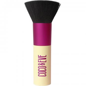 Coco & Eve Sunny Honey Deluxe Vegan Kabuki Brush for Body and Face 1 pc