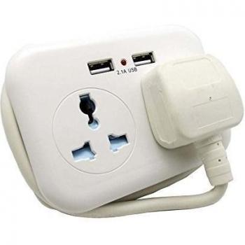 Tredan USB Travel Plug Extension Cord Adapter Charger Power Socket Travel Charging Station Business Trip Accessories