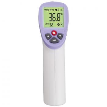 Termómetro digital Esperanza ECT002 con sensor remoto para medición en oído, frente, oral, rectal y axila - Disponible en púrpura y blanco
