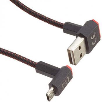 Cable USB 2.0 Tipo A a Micro-USB B de 0,2 m - Negro