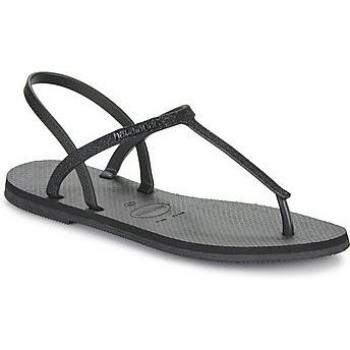 Sandalias Havaianas Paraty Glitter para mujer en negro