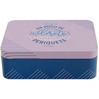 Caja Metálica Mr. Wonderful: Un Poco de Colorete y Lista en un periquete