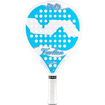Varlion LW H Junior Pinky - Pala de pádel, Niñas, Rosa/Celeste, 280-285 gr.