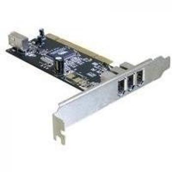 DeLOCK FireWire PCI Card, 3+1 Port - Accesorio de red
