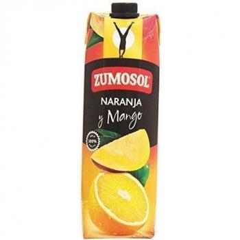 Zumosol - Zumo de naranja y mango - 1 l - [pack de 4]