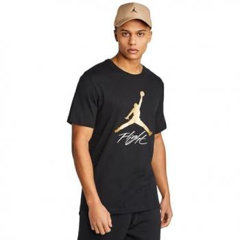 Camiseta Jordan Jumpman Flight para Hombre - Negra - Talla M