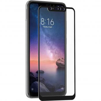 Muvit Protector Pantalla Xiaomi Redmi Note 6 Pro Vidrio Templado Plano Marco Negro