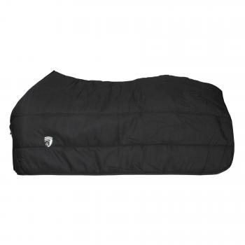 Horka Ecuestre 300 gram poliéster bajo alfombra Caballo portada y accesorios, negro