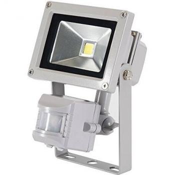 Foco Proyector LED 10W Silverline con Sensor PIR y Ajuste de Posición - 700 Lúmenes, Detección de 180°, Sensibilidad hasta 10m