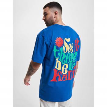 Camiseta Karl Kani Royal Pequeño Estampado de Firma