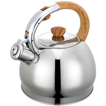 Hervidor con silbato de acero inoxidable KINGHOFF 2.0L KH-3782