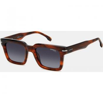 Carrera Rectangular Havana Acetate Sunglasses for Men