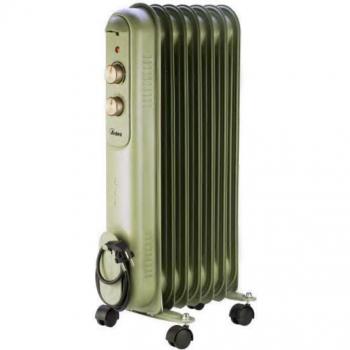 Radiador de aceite Ardes Curvy 7 Retro 1500W 7 elementos color verde