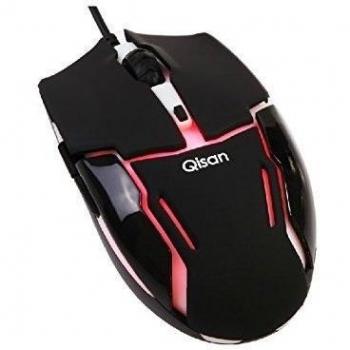 Alihen YP-006 Ratón de la computadora 1200 DPI Selector / 3 Niveles DPI ajustables / ergonómico del ratón del ordenador / de la rueda del LED con Selector Multicolor Perfil, ratón con cable para PC