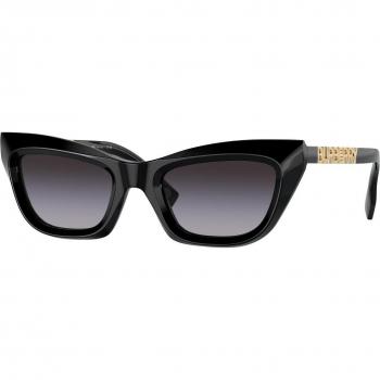 Burberry BE4409 30018G Women’s Cat Eye Sunglasses Black Size 51