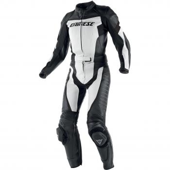 Dainese T.Racing Div. Lady Traje para Moto, Blanco/Negro/Antracita, 40