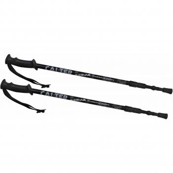 Trekking pole calter vagar piezas ASKJA 3 sección par, colour negro, 68 - 135 cm, TREK-2