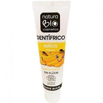 Naturabio Dentífrico niños platano 50 sin flúor 50 g