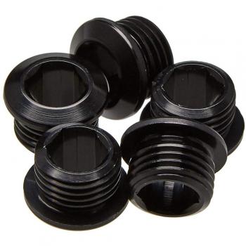 Rotor 5 - Tornillos de plato CX1, Negro, paquete de 5