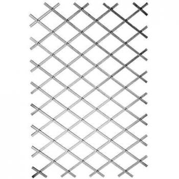 Nature Enrejado Decorativo de Jardín Tamaño 100x200 cm PVC Color Blanco 6040703