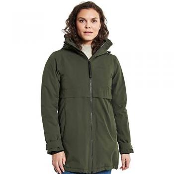 Didriksons Helle Women's Waterproof Parka - Deep Green, Size 46/3XL