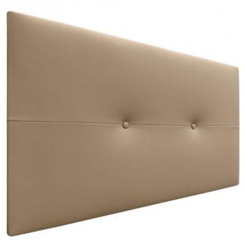 Cabecero Tapizado de Polipiel AQUALINE Pro 105cm - Marrón Claro para Camas 70/80/90/105