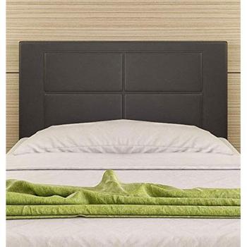 Cabecero Tapizado 3C Negro para Cama de 90-105 cm