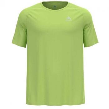 Camiseta de Running para Hombre Odlo Essential Chill-Tec de Manga Corta en Verde Claro