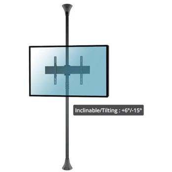 Soporte Inclinable de Suelo/Techo Kimex para TV 32''-75'' - Altura 240cm - VESA 600x400 - Máx. 30Kg