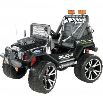 Vehículo Eléctrico Todoterreno Biplaza Peg Perego Gaucho Superpower 24V para Niños con Neumáticos de Goma