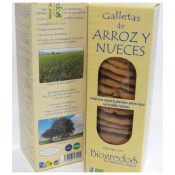 Galletas Arroz Integral y Nueces 200g BioGredos