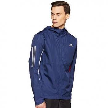 adidas Own The Run Jkt Chaqueta de Deporte, Hombre, Tech Indigo/Scarlet/White, M