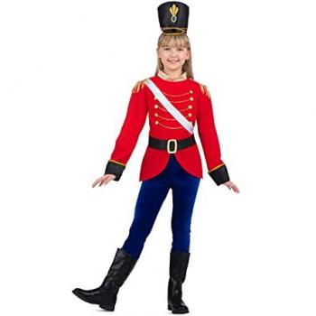 Disfraz de Soldado de Juguete para Niños 10-12 Años (Chaqueta, Cinturón, Sombrero y Mallas)