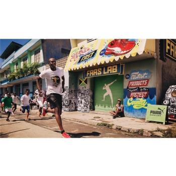 Usain Bolt Poster On Silk <62cm x 35cm, 25inch x 14inch> - Cartel de Seda - B51372