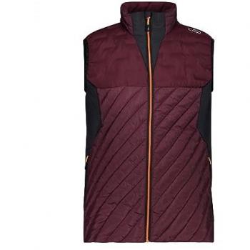 CMP Men's Hybrid Vest - Dark Pink - Size 50