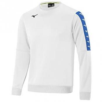 Mizuno Nara Training Junior Sweatshirt - Unisex, Long-Sleeved, Sky Blue, Ages 7-8