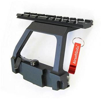 CYMA SVD Side Riel Montura Base para SVD AK serie Airsoft 20mm RAS Scope Sight AK47 AKS74 AKS74U AKS47 AK47S AK AEG GBBR - AirsoftGoGo Llavero Incluido