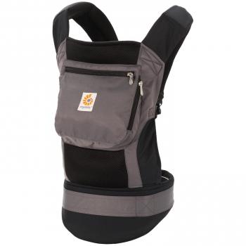 Ergobaby Performance - Mochila portabebé de 5,5 a 20 kg, color negro / gris