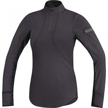 Gore Running Wear Air Zip - Camiseta manga larga para mujer, color multicolor, talla L