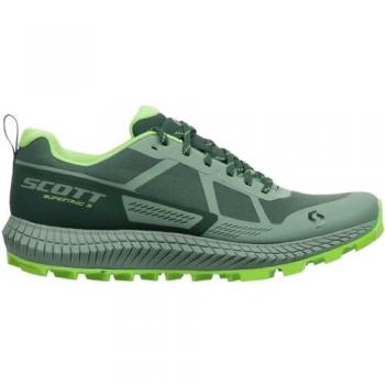 Scott Zapatillas De Trail Running Supertrac 3, Unisex Adulto, Color Smoked Green/Frost Green, Talla 45 EU