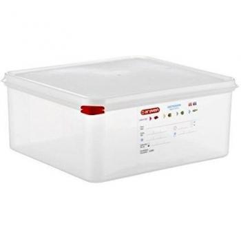 Araven 00470 – Recipiente hermético Gastronorm 2/3 ColorClip en Polipropileno de altura 150 mm , 13,5 litros , Transparente.