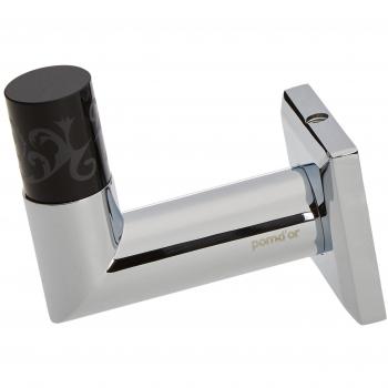 Pomdor - Colgador timeless cromo - negro deco heritage