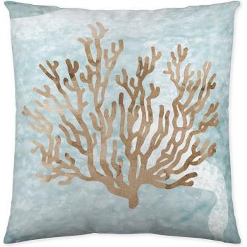 ICEHOME - Funda de Cojín Estampado Reversible - Sin Relleno - 60x60 cm - Algodón Extra Suave - SEA SALT