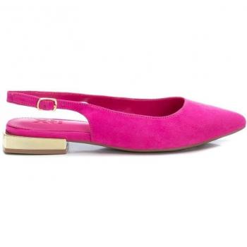 Sandalias Planas Fucsia Mujer