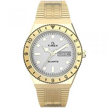 Reloj Analógico de Cuarzo para Mujer Timex Q Reissue Acero Inoxidable Dorado (Ø 36 mm)