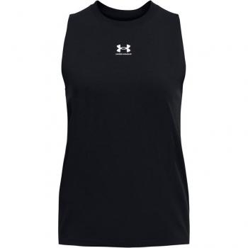 Camiseta de mujer sin mangas Under Armour Off Campus negra - XS