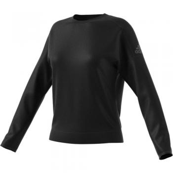 adidas Zne Crewsweat Sudadera, Mujer, Negro, L