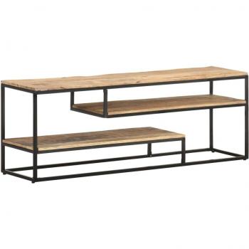 vidaXL TV Cabinet 130x30x45 cm Rough Mango Wood